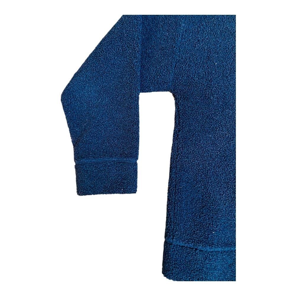J.Crew Women Pullover Sweater Vintage Fleece Crew Neck Long Sleeve Blue Medium - Picture 3 of 10